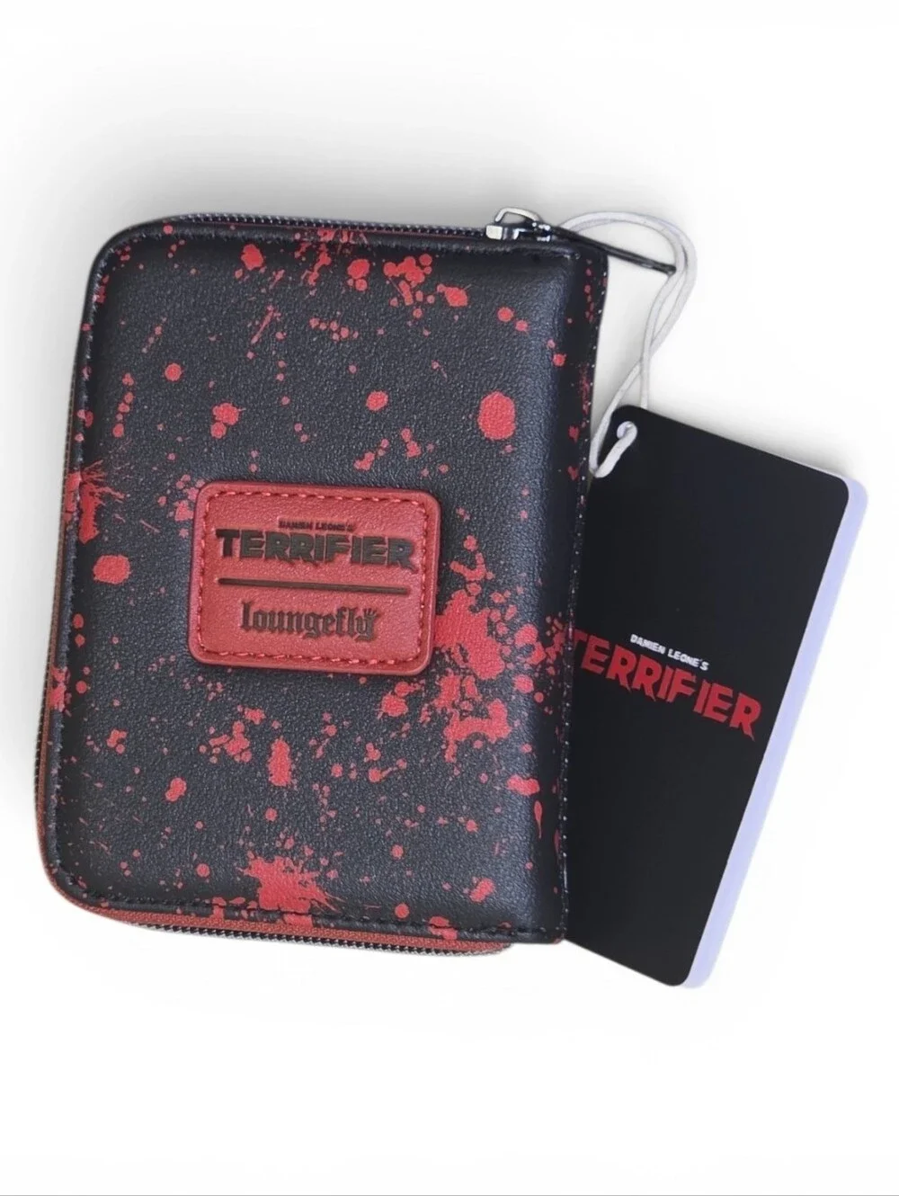 Loungefly Terrifier Art the Clown Splatter Mini Zipper Wallet Horror Nwt
